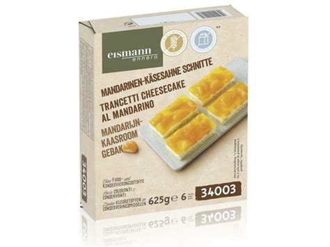 Mandarinen Käsesahne Schnitte eismann Gebäck eismann de Ihr