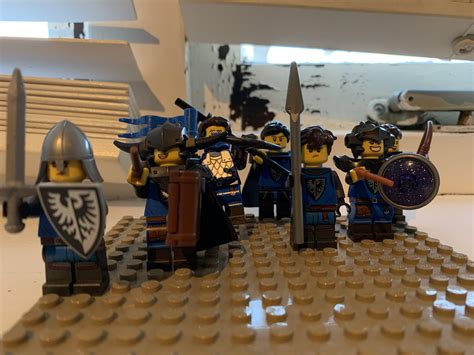 My tiny black falcon collection : r/legocastles