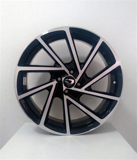 Rodas Aro 18 Volcano R Seven 4x100 Preta Diamant Em Promoção