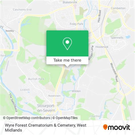 How To Get To Wyre Forest Crematorium And Cemetery In Foley Park