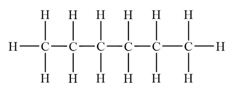 Draw the structure for a hydrocarbon that has a chain of six | Quizlet