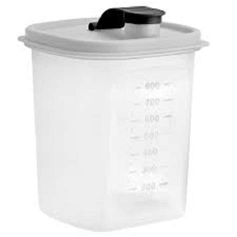 Tupper Slim Litro Tupperware Escala De Medidas Shopee Brasil