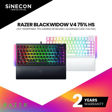 Razer Blackwidow V4 75 Hot swappable คยบอรดเกมมง Sinecon ศนยรวมสนคาไอทและ
