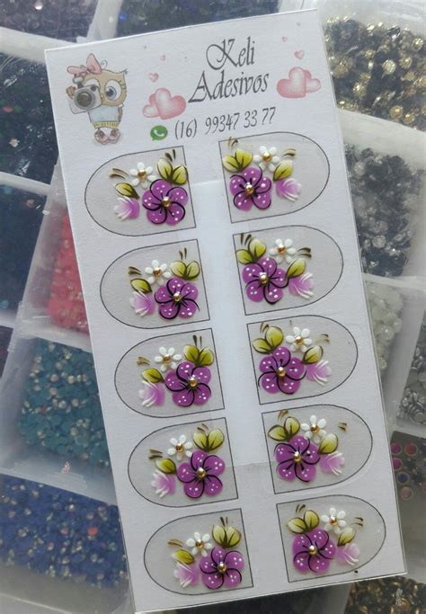 Lina Nail Art Stickers Nails Nail Stickers Work Nails Flower Nail