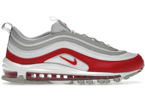 Nike Air Max 97 White University Red Men's - DX8964-100 - US