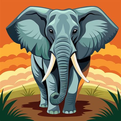 Elephant Africa Jumbo Baby Elephant Weevil Beast Pet Vector