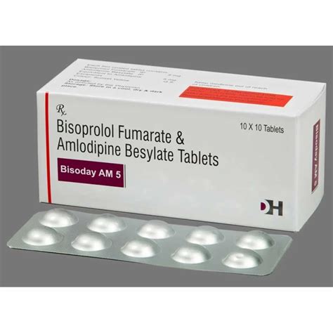 Bisoprolol Fumarate And Amlodipine Besylate Tablets Mg At Rs