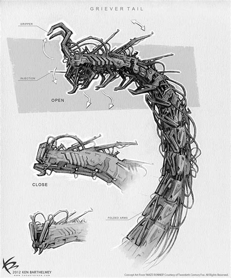 The Concept Art Library — The Maze Runner- Grievers In a distant future ...