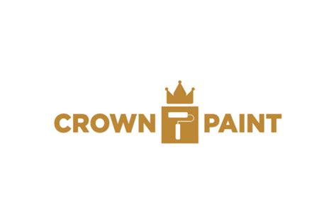 Crown Paint Logo Vector Isolated Graphic By Vectoryzen · Creative Fabrica