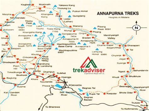 Annapurna Nepal Map