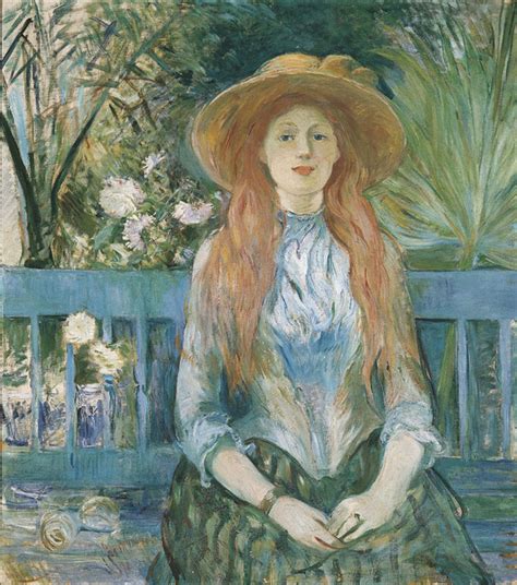 Jeune Fille Dans Un Parc Berthe Morisot Artwork On Useum