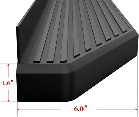 Buy Aps Iboard Inch Aluminum Black Powder Coated Flat Style Running