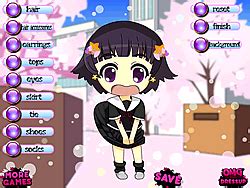 Cute Anime Dressup Game - Play online at Y8.com