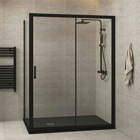 Milan 6mm Sliding Door Rectangular Shower Enclosure Various Sizes