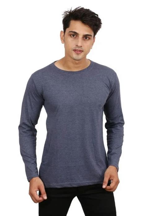 Plain Mens Full Sleeves Cotton T Shirts At Rs 200 Piece In Mumbai ID