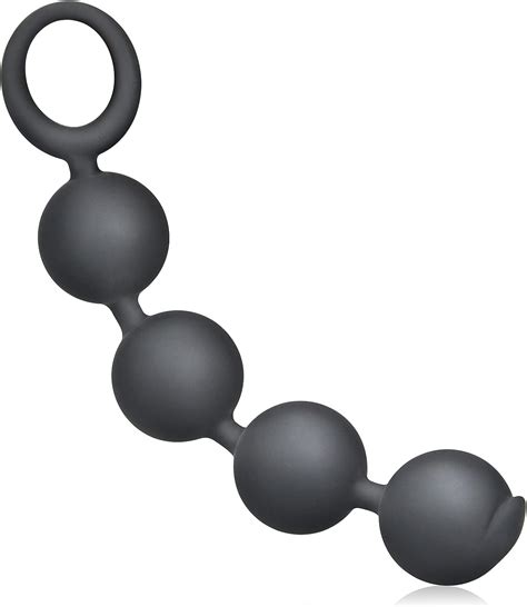 FLYTAGLE Buttplug Analplug Silikon Anal Kette Mit 4 Kugeln Analkugeln Analkette Butt Plug
