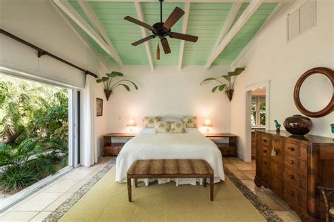 Key West Bedroom Cream And Green Tropical Key West Bedroom Key