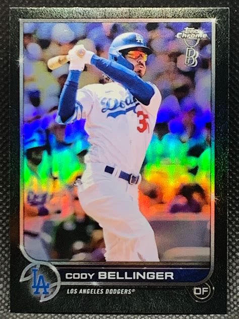 2022 Topps Chrome Ben Baller Cody Bellinger Los Angeles Dodgers