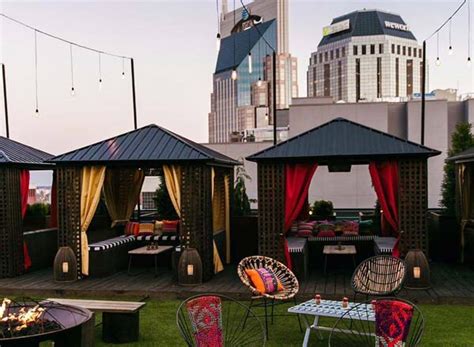 Rooftop Lounge at Bobby Hotel - Rooftop bar in Nashville | The Rooftop ...