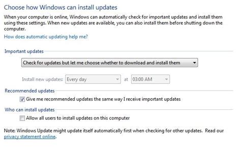 Windows Update Settings - Change | Tutorials