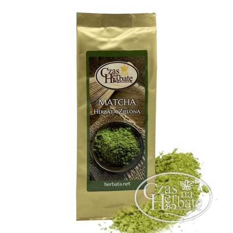 Matcha G Mielonych Li Ci Zielonej Herbaty Z Pierwszych Zbior W