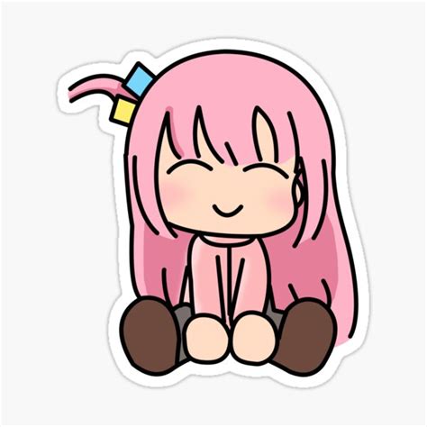 Bocchi The Rock Chibi Art Sticker For Sale By T Tees Clothing Redbubble