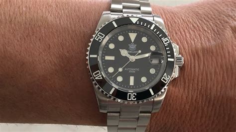SteelDive Submariner 1953 Diver Watch 300M Closer Look - YouTube