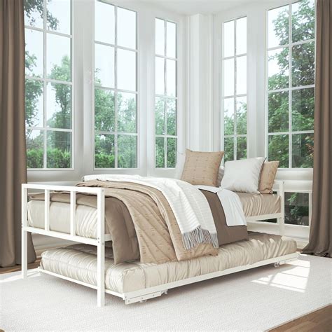 Milliard Twin Daybed And Fold Up Trundle Set Daybed With