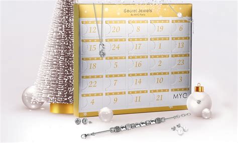 Calendario de adviento con piezas de joyería Groupon