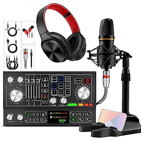 Amazon Sinwe Podcast Equipment Bundle V Phantom Power Supply