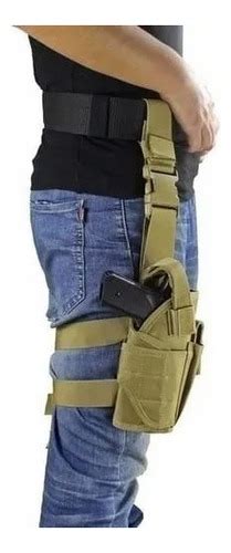 Muslera Tactica Universal Funda Porta Armas Airsoft Holster Cuotas