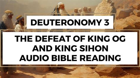 Deuteronomy 3 The Defeat Of King Og And King Sihon Clear Engaging