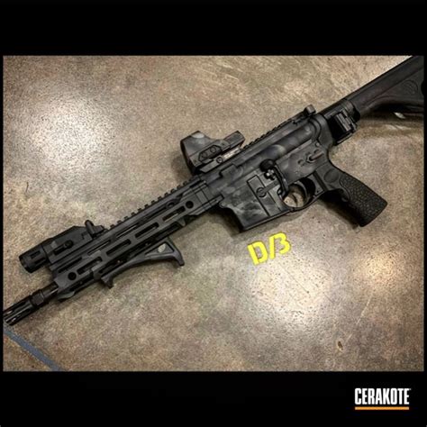 Ar 15 In A Multicam Black Cerakote Finish By Tim Chinchor Cerakote