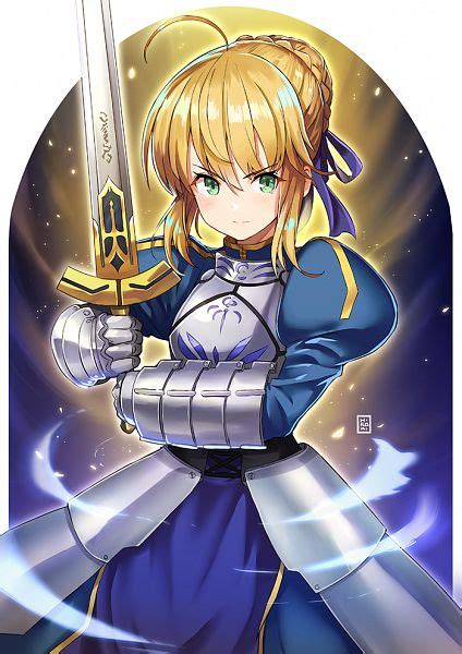 Saber Fate Stay Night Mobile Wallpaper By Hiroki Hirokiart