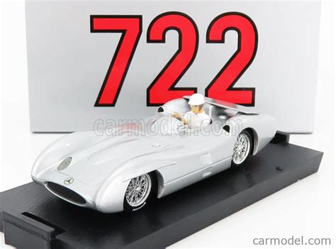 BRUMM R281 CH UPD 2021 Scale 1 43 MERCEDES BENZ W196C N 0 TEST FRENO