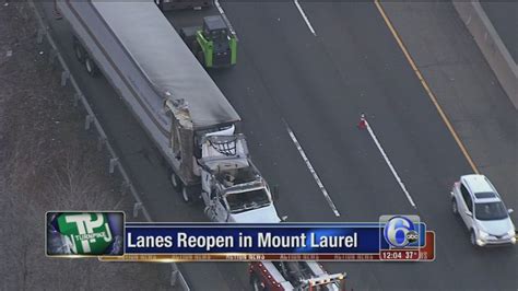 Lanes Reopen After Crash On Nj Turnpike Sb Approaching Rt 73 6abc