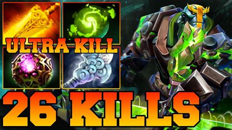 27 Kills Ultra Kills Earth Spirit Dota 2 Mid Carry Combo Pro Gameplay