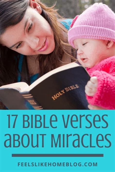 17 Bible Verses About Miracles 16 Real Miracles From The Bible