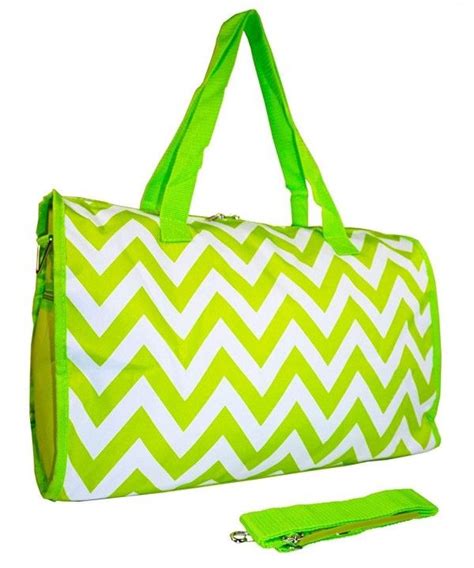 Chevron Duffle Bag Green Cn122juyij9