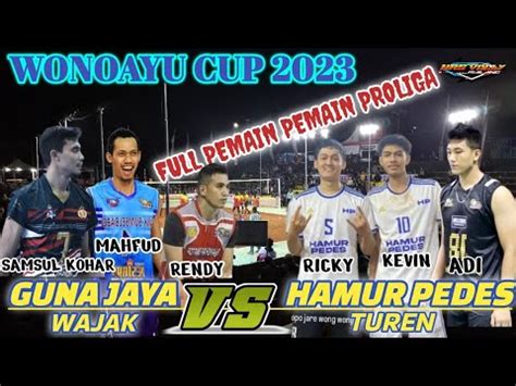 Pemain Proliga Turun Di WONOAYU CUP 2023MAHFUD SAMSUL KOHAR RENDY TEDY