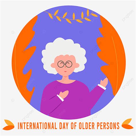 Older Person Vector Hd Images International Day Of Older Persons