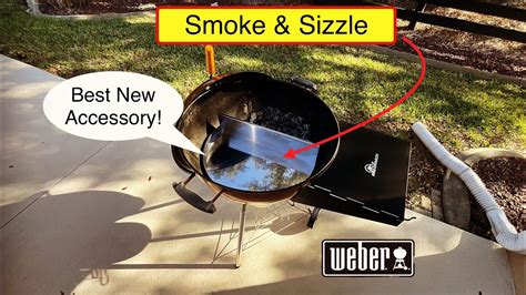 Weber Kettle Turned Into An Offset Smoker Using The Flame Tech