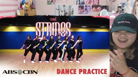 Bini Strings Dance Practice Reaction Youtube