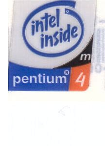 Intel Inside Pentium 4M Case Sticker Aufkleber Case Badge | eBay