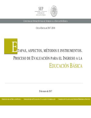 Fillable Online CONCURSO DE OPOSICI N PARA EL INGRESO A LA EDUCACI N B