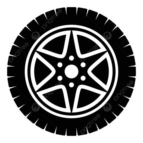 Ferris Wheel Simple Silhouette Png Free Car Wheel Icon Simple Vector Car Drawing Wheel