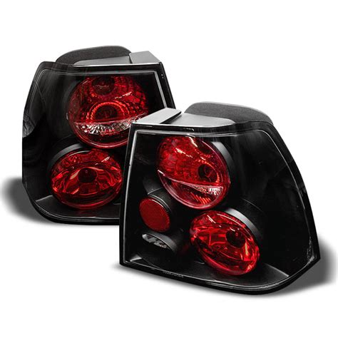 AKKON Automotive Kit Tail Lights For VW Jetta Sedan 99 05 Black