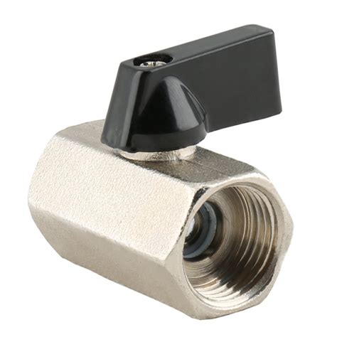 Bw B102n Brass Mini Ball Valve With Nickel Plated Fxf Bmag Valves Bestway