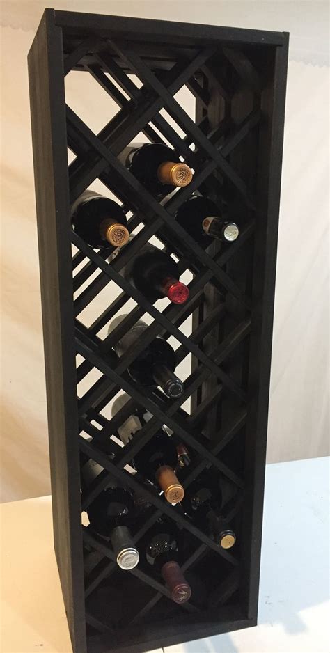 Diamond Lattice Wine Rack Etsy Wine Rack Diy Wine Rack Diy Wine