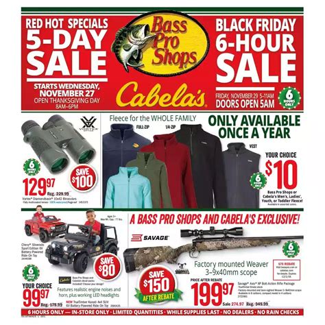 Bass Pro Shops Black Friday Ad Sale 2019